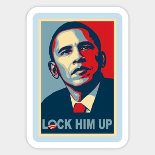 Lock Him Up (Obama) Sticker